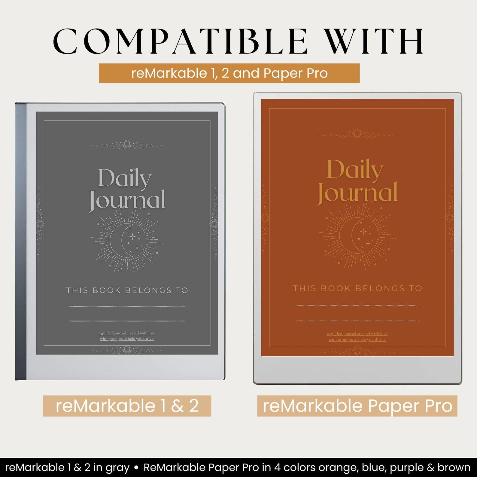 Bundle Daily Guided Gratitude Journal and Notebook for Remarkable Paper ...
