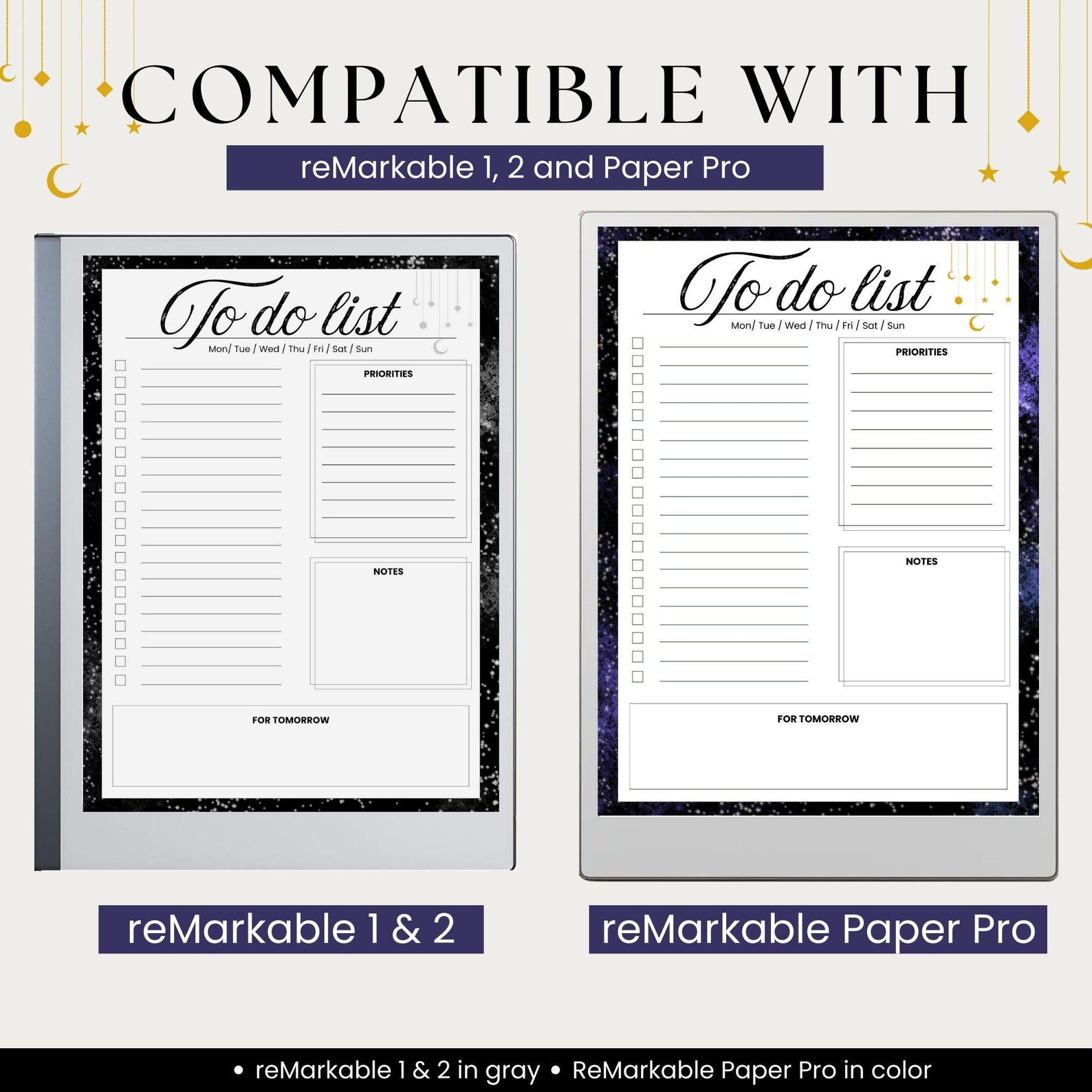 Digital to Do List Suitable for Remarkable Paper Pro | Galaxy Daily ...
