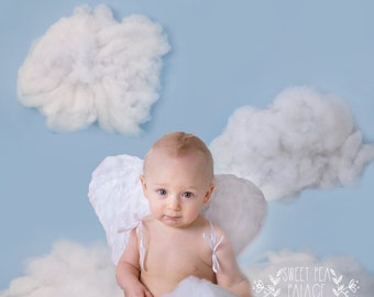 Instant Download DIGITAL BACKDROP for Photographers--  CLOUDS in the sky