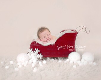 Instant Download DIGITAL BACKDROP for Photographers - Sleigh Bells Ring