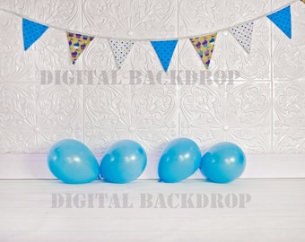 Instant Download Photography Prop Birthday Boy DIGITAL BACKDROP for Photographers