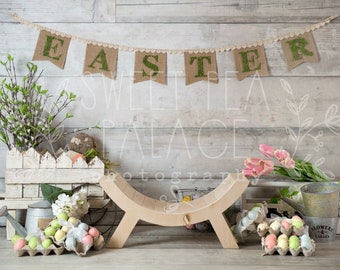 Baby Toddler Child Photography Prop Digital Backdrop for Photographers -  EASTER SET DIGITAL Backdrop