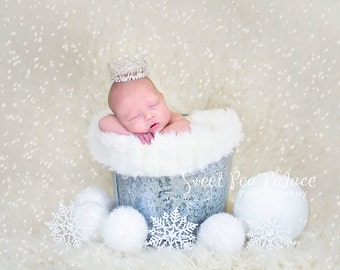 Instant Download Photography Prop DIGITAL BACKDROP for Photographers - Christmas Holiday Let it Snow - Digital Background