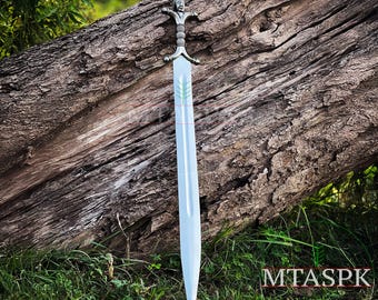 Réplica de espada medieval celta, hoja de estilo cartaginés, espada de exhibición con vaina, accesorio histórico, espada de cosplay, regalo de coleccionista