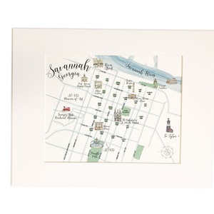 Savannah GA Karte, Savannah Maps, Aquarell Karte, Stadtplan, Georgia, Wandkunst, Wohnkultur, Umzugsgeschenk, neues Zuhause, Geschenke, Georgia Geschenk