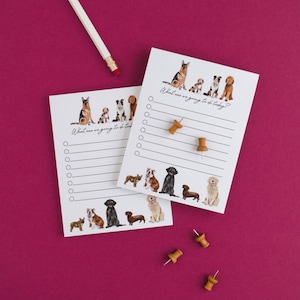 Dog Notepad, Memo Pad, Pet Gift, Animal Person Gifts, Notepads, Note Pad, Veterinarian Gifts, Animal Lover, Dog Lover, German Shepherd, Lab