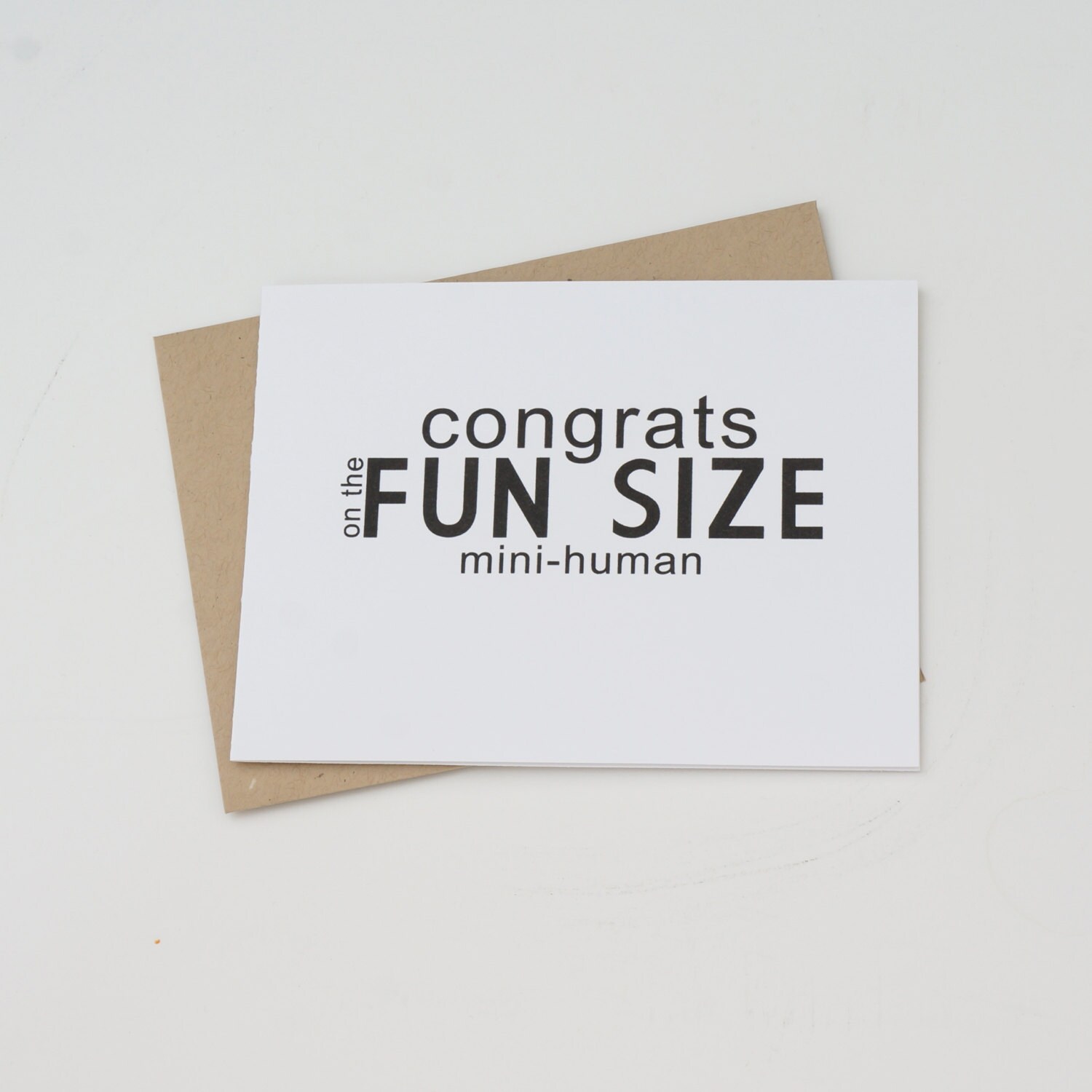 Funny New Baby Card, Gender Neutral Baby Card, New Mom Card, Funny Ba…