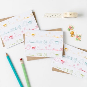 Lowcountry Living Stationery Set, Notecard Set, Colorful Cards, Outdoor Living, Ravenel Bridge, Charleston Gift Idea, Charleston Gifts