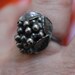 Sterling Silver Shank Grape Cluster Ring Adjustable VINTAGE by ...
