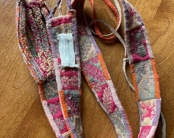 Chumpi Sash Belt Bolivia Hand Woven VINTAGE by Plantdreaming