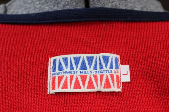 Sweater Cardigan Ski Northwest Mills Seattle Knit… - image 2