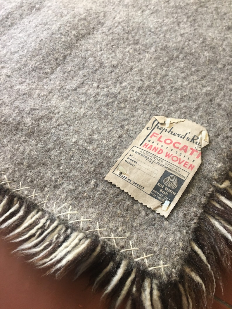 2 Flocati Flokati Wool Shag Rugs Made in Greece VINTAGE by Etsy