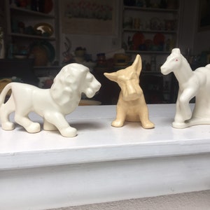 Rare Bauer Pottery Scotty Dog Figurine Miniature Animal California Arts ...