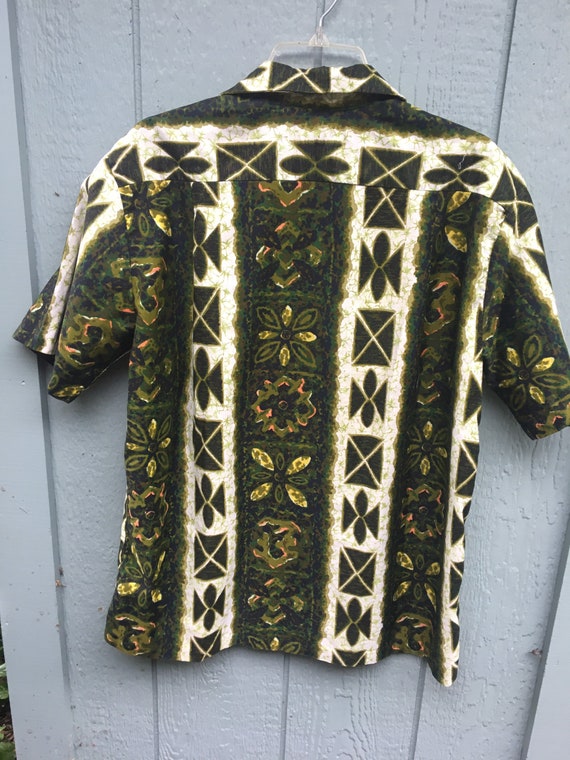 Hawaiian Shirt Ui-Maikai Hawaii Cabana Cotton Shi… - image 4