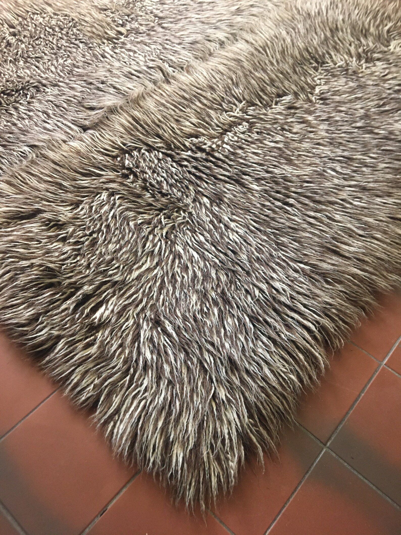 2 Flocati Flokati Wool Shag Rugs Made in Greece VINTAGE by Etsy