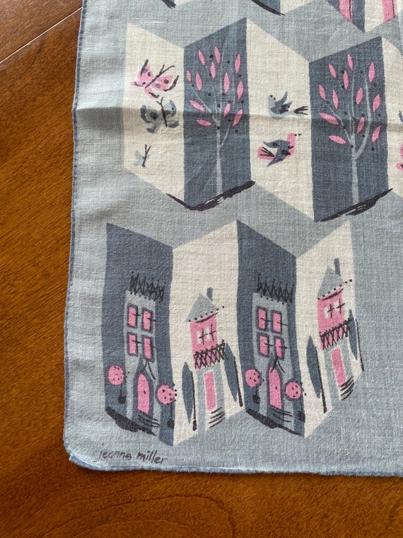 Jeanne Miller Handkerchief Designer Linen Cotton … - image 7