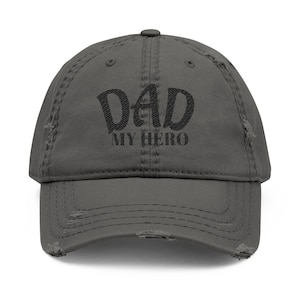 Fathers Day Embroidered Gift- for Fathers, Dad Life Hat, Fathers Day Accessories, Casual Summer Hat, My Hero Cap