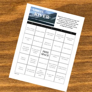 ¡Juego de bingo Virgin River para ver por televisión la nueva temporada!, PDF, ¡probado por fanáticos!