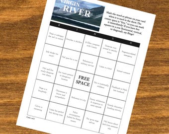 Virgin River Bingo game for television watch party for new season!, PDF, fan-tested!