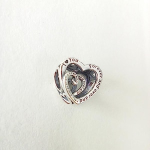 pandora silver 925 ale sparkling mom entwined hearts charm