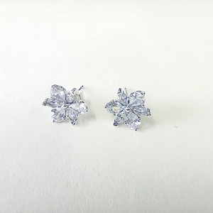 new pandora sparkling herbarium cluster stud earrings