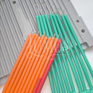 Molde para velas bento, molde para velas de cumpleaños, molde para velas de mesa de Pascua, molde para velas cristianas, molde para velas de iglesia, molde para velas cónicas largas y delgadas.