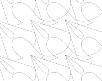 Mice Edge to Edge E2E Digital Quilt Design,Computerized Longarm Quilting, Laser Engraving,Texture Design, Vector Art, Quilter, Pantograph
