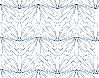 Bray Edge to Edge E2E Digital Quilt Design,Computerized Longarm Quilting, Laser Engraving,Texture Design, Vector Art, Quilter, Pantograph