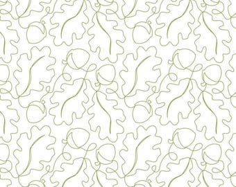 Mighty Oaks Edge to Edge Digital Design for Computerized Longarm Quilting and Laser Engraving, Texture Design, Vector Art, Quilter, E2E