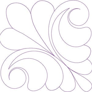 Jewelry Box Corner Block Digital Design for Computerized Longarm Quilting and Laser Engraving, Texture Design, Vector Art, Quilter