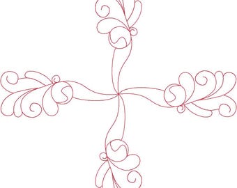 Casper All-Purpose Quilt Block Digital Design for Computerized Longarm Quilting, Laser Engraving, Texture Design, Vector Art, Quilter