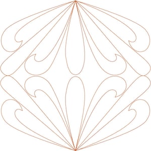 Handshake All-Purpose Quilt Block Digital Design, Computerized Longarm Quilting, Laser Engraving, Texture Design, Vector Art, Pantograph