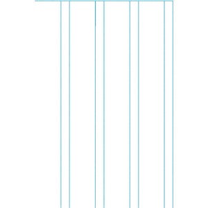 May include: A white background with vertical teal lines. The lines are evenly spaced and appear to be made of a dotted pattern. The lines extend from the top of the image to the bottom, creating a simple, minimalist design.