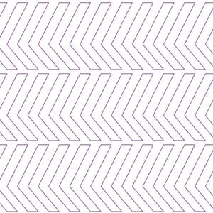 May include: A seamless pattern of purple chevron shapes on a white background.