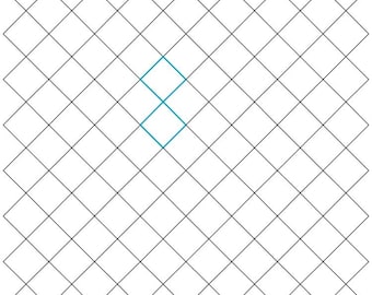 Diseño simple de rayado cruzado de 1 pulgada, acolchado de extremo a extremo, textura grabada a láser, arte vectorial (descarga digital)