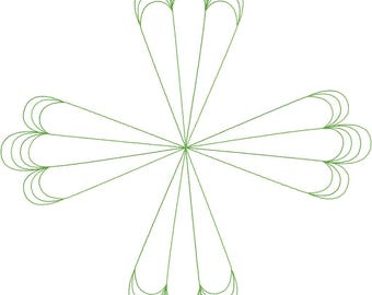 Daydream All-Purpose Quilt Block Digital Design for Computerized Longarm Quilting, Laser Engraving, Texture Design, Vector Art, Quilter