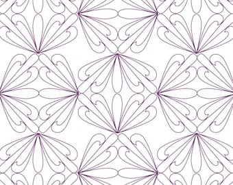 Athlone Edge to Edge E2E Digital Quilt Design,Computerized Longarm Quilting, Laser Engraving,Texture Design, Vector Art, Quilter, Pantograph