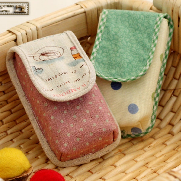 cell phone/camera case sewing pattern In PDF--Beginner