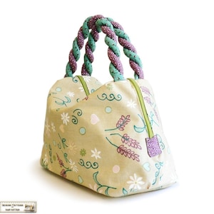 Bag sewing pattern PDF Summer's leaves image 1