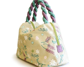 Bag sewing pattern PDF --- Summer's leaves