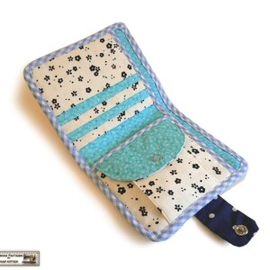 Bi Fold Wallet Sewing Pattern Tutorial Instructions Ebook,zipper Wallet ...