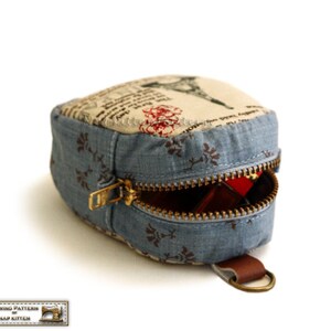 Zippered key pouches sewing pattern two sizes PDF image 3