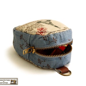 The key pouches sewing pattern, coin purse pattern zippered--- PDF (two sizes)