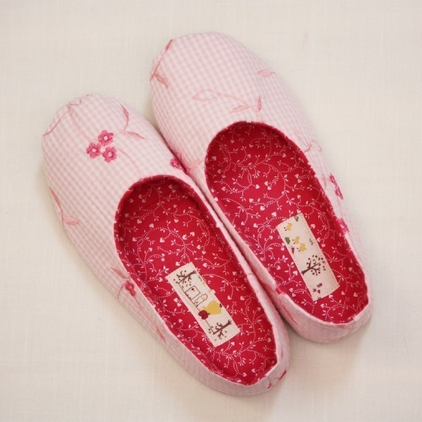 Shoes sewing pattern, Ballet flats, indoor shoes with strong soles sewing pattern (size 5 - 9)-- PDF--Beginner