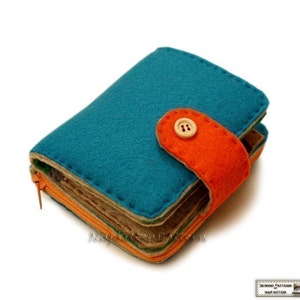 Patrón de costura de billetera/tutorial, patrón de billetera plegable, patrón de billetera con cremallera, patrón de monedero - Archivo PDF - Descarga instantánea