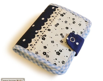 Bifold wallet sewing pattern,bifold wallet pattern,change purse/zipper wallet/coin purse pattern,wallet instructions -- PDF files