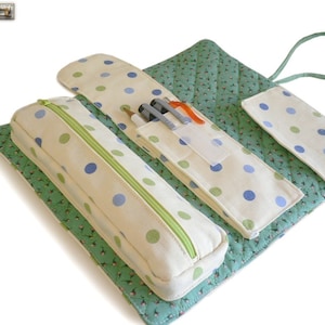 Roll organizer sewing pattern/tutorial, makeup bag pattern, cosmetics bag pattern  --- PDF