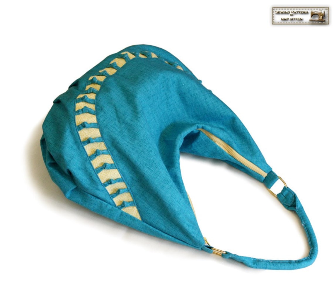 Zippered Hobo/bag Sewing Pattern/tutorial With Knots PDF Etsy