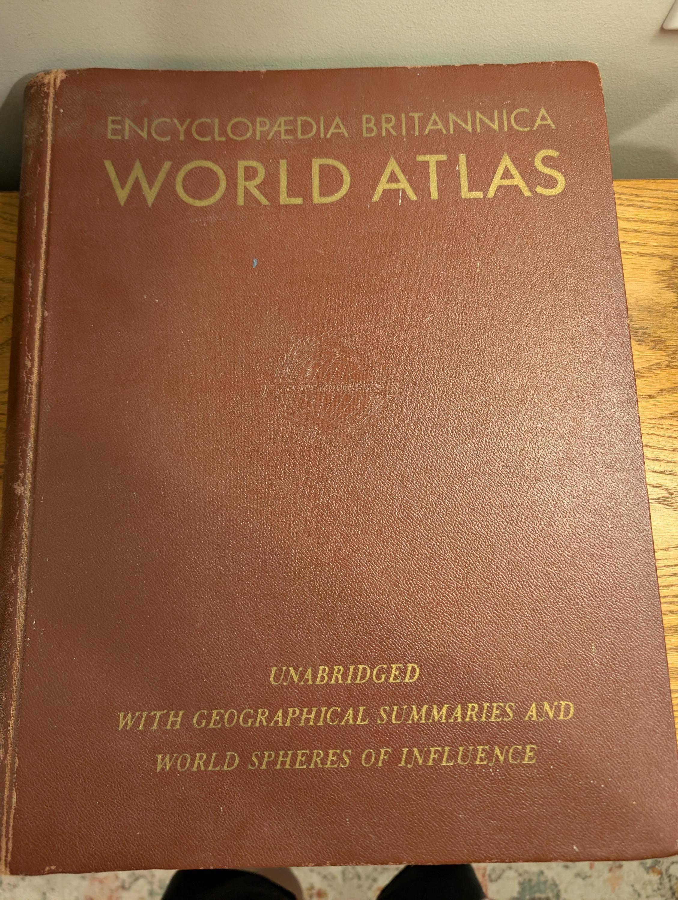 Britannica Atlas - Etsy