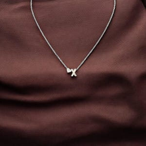 Collar de corazón con inicial personalizado: delicada gargantilla con letras en oro y plata, regalo de joyería personalizado para mujeres, regalo del día de San Valentín